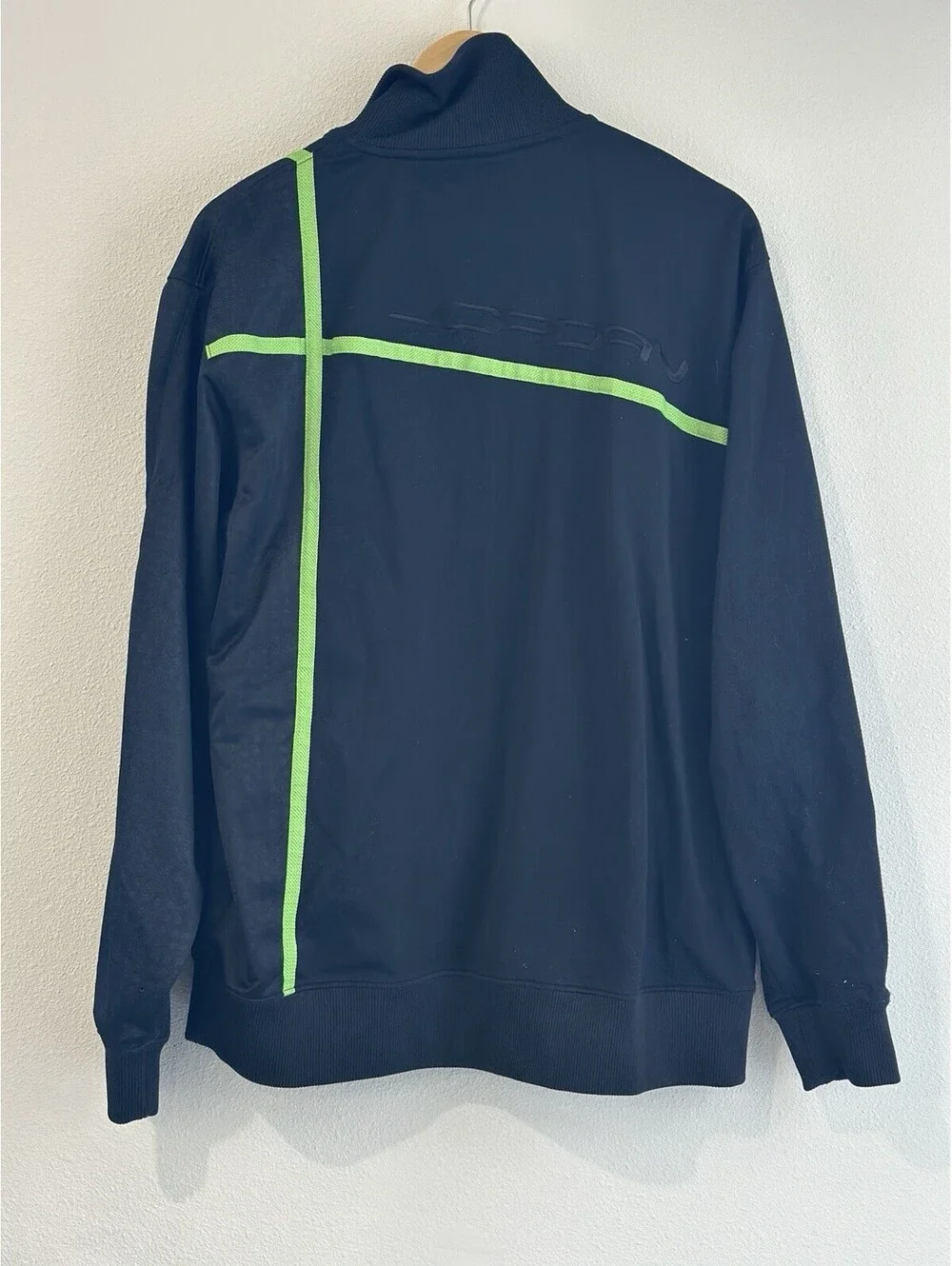 Air Jordan Men's Full Zip Track Jacket Size MEDIUM Neon Green Piping Jumpman